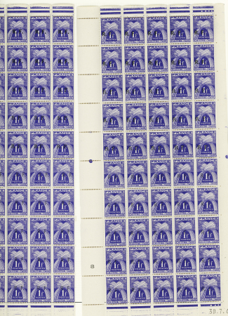 1944, Importante collection de timbres de la libération