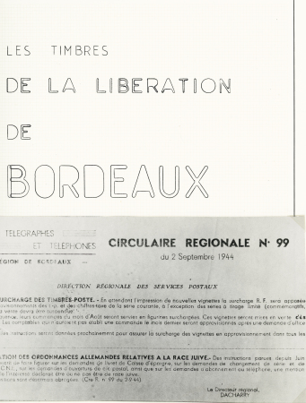 1944, Importante collection de timbres de la libération