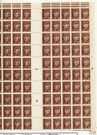1944, Importante collection de timbres de la libération