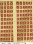 1944, Importante collection de timbres de la libération