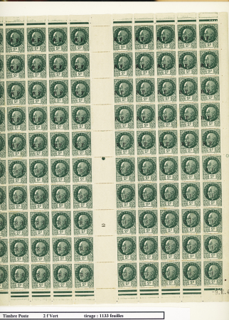 1944, Importante collection de timbres de la libération