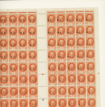 1944, Importante collection de timbres de la libération