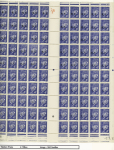 1944, Importante collection de timbres de la libération