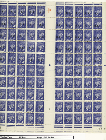 1944, Importante collection de timbres de la libération