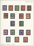 1944, Importante collection de timbres de la libération