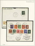 1944, Importante collection de timbres de la libération