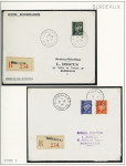 1944, Importante collection de timbres de la libération