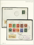 1944, Importante collection de timbres de la libération