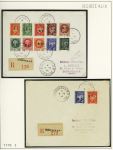 1944, Importante collection de timbres de la libération