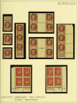 1944, Importante collection de timbres de la libération