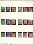 1944, Importante collection de timbres de la libération