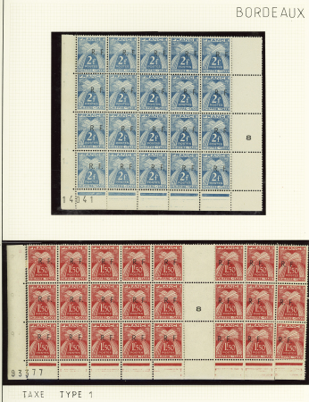 1944, Importante collection de timbres de la libération