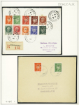 1944, Importante collection de timbres de la libération