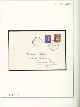 1944, Importante collection de timbres de la libération