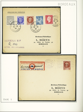 1944, Importante collection de timbres de la libération