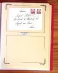 1929-1984 Classeur de lettres avec des cartes du N°354/355 en quantité multiples, dont lettre de guerre, censure, premier vol, LVF. A voir absolument