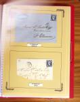 1929-1984 Classeur de lettres avec des cartes du N°354/355 en quantité multiples, dont lettre de guerre, censure, premier vol, LVF. A voir absolument