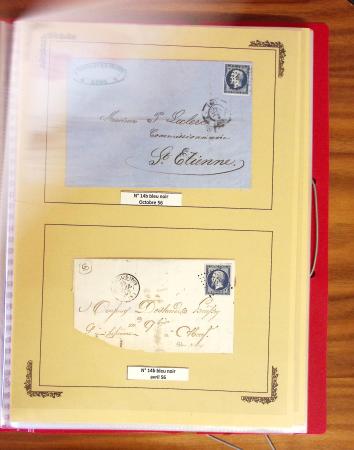 1929-1984 Classeur de lettres avec des cartes du N°354/355 en quantité multiples, dont lettre de guerre, censure, premier vol, LVF. A voir absolument