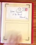 1929-1984 Classeur de lettres avec des cartes du N°354/355 en quantité multiples, dont lettre de guerre, censure, premier vol, LVF. A voir absolument