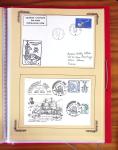 1929-1984 Classeur de lettres avec des cartes du N°354/355 en quantité multiples, dont lettre de guerre, censure, premier vol, LVF. A voir absolument