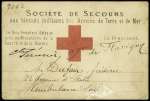 Carte Croix-Rouge de la SSBM avec signature du Pré