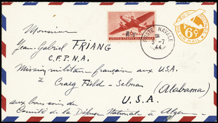USA PA n°26 avec petite surcharge RF de Casablanca