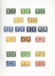 1849-1945, Surprenante collection de timbres en PAIRES