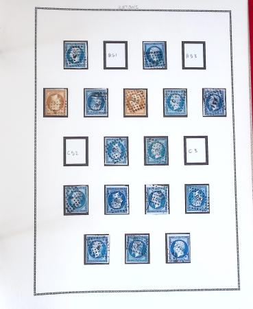 1862-1907, collection d'oblitérations "Jour de l'an",