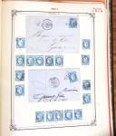 1853-1875, Etude sur le planchage des bleus (timbre