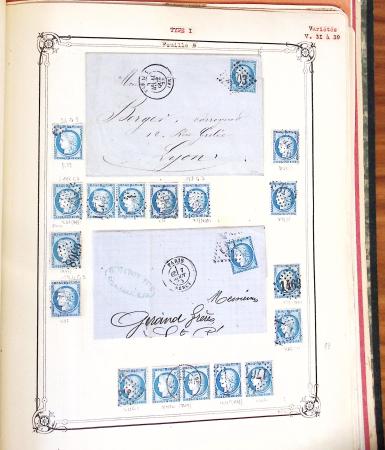 1853-1875, Etude sur le planchage des bleus (timbre