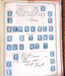 1853-1875, Etude sur le planchage des bleus (timbre