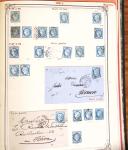 1853-1875, Etude sur le planchage des bleus (timbre