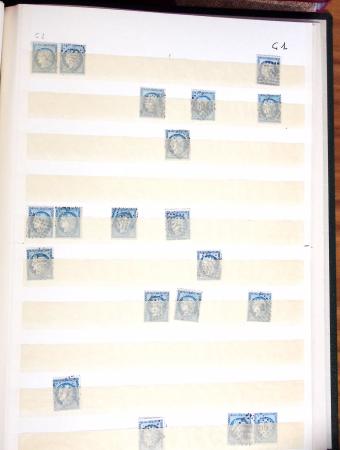 1853-1875, Etude sur le planchage des bleus (timbre