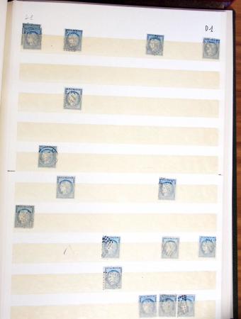 1853-1875, Etude sur le planchage des bleus (timbre