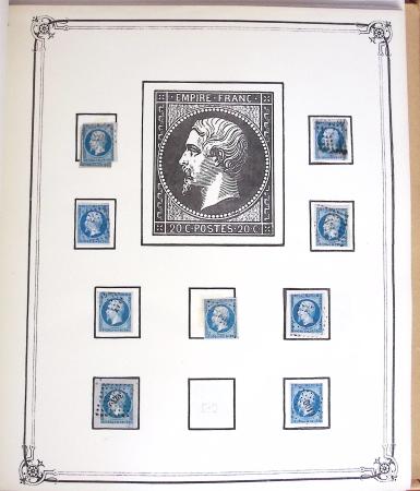 1853-1875, Etude sur le planchage des bleus (timbre