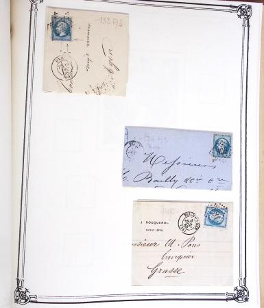 1853-1875, Etude sur le planchage des bleus (timbre