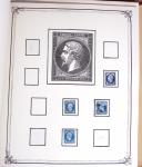 1853-1875, Etude sur le planchage des bleus (timbre