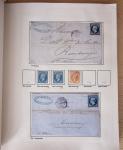 1831-70, Collection spécialisée en un classeur avec des timbres et lettres