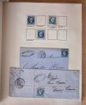1831-70, Collection spécialisée en un classeur avec des timbres et lettres
