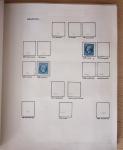 1831-70, Collection spécialisée en un classeur avec des timbres et lettres