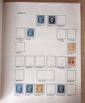 1831-70, Collection spécialisée en un classeur avec des timbres et lettres