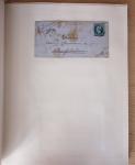1831-70, Collection spécialisée en un classeur avec des timbres et lettres