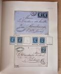 1831-70, Collection spécialisée en un classeur avec des timbres et lettres
