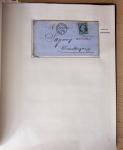 1831-70, Collection spécialisée en un classeur avec des timbres et lettres