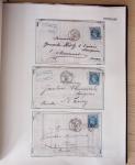 1831-70, Collection spécialisée en un classeur avec des timbres et lettres