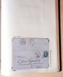 1831-70, Collection spécialisée en un classeur avec des timbres et lettres