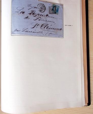 1831-70, Collection spécialisée en un classeur avec des timbres et lettres