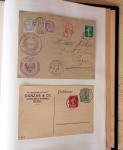 1831-70, Collection spécialisée en un classeur avec des timbres et lettres