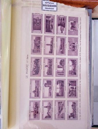 1900-50env. Très belle collection de vignettes des colonies avec surtout vignettes de propagande de différentes colonies, à noter Somalie, épreuves du Congo, Centenaire du Gabon, Maroc, etc., remarquable