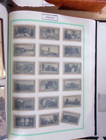 1900-50env. Très belle collection de vignettes des colonies avec surtout vignettes de propagande de différentes colonies, à noter Somalie, épreuves du Congo, Centenaire du Gabon, Maroc, etc., remarquable